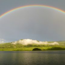 Rainbow Seen In Paradise Falls